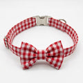 Red Gingham Collar and Bow