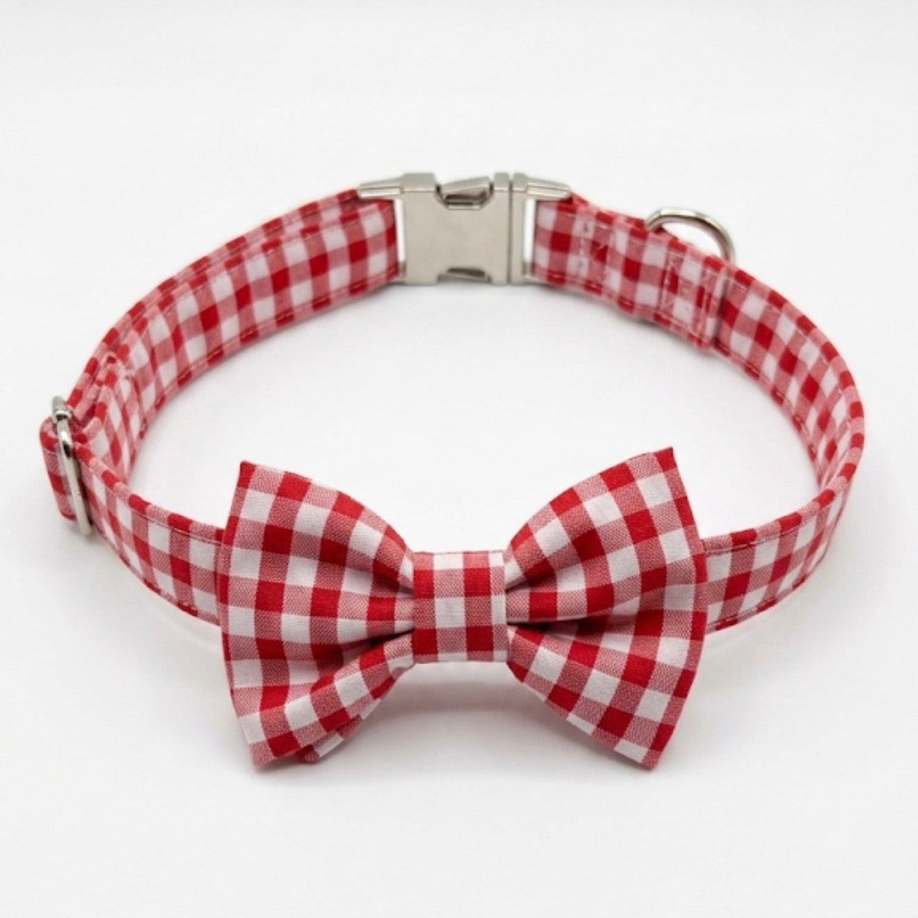 Red Gingham Collar and Bow
