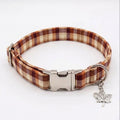 Harvest Plaid Dog Collar