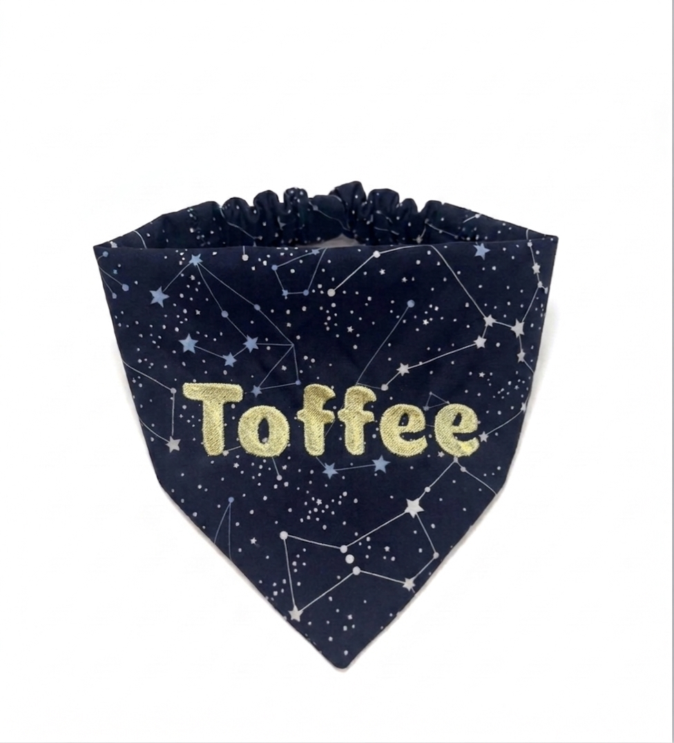 Starry Night Tailored Trails Scrunchie Bandana *PERSONALISED