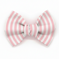 Pink stripe bow