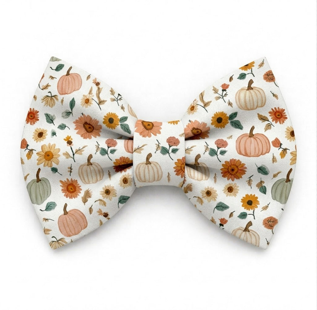 Blossom Pumpkin Bow Tie