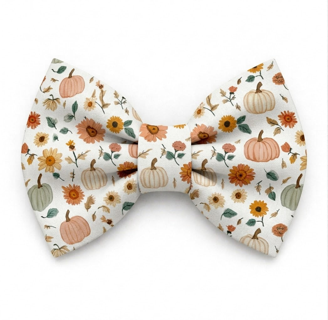 Blossom Pumpkin Bow Tie