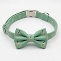 Matcha Latte Collar And Bow
