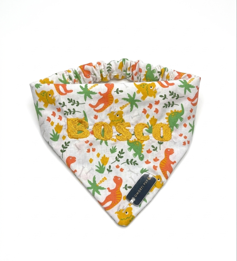 Dino Town Tailored Trails Scrunchie Bandana *PERSONALISED