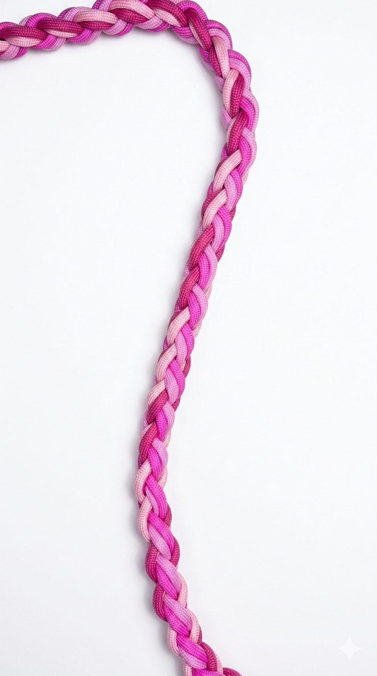 Pink Opal Rope Leash