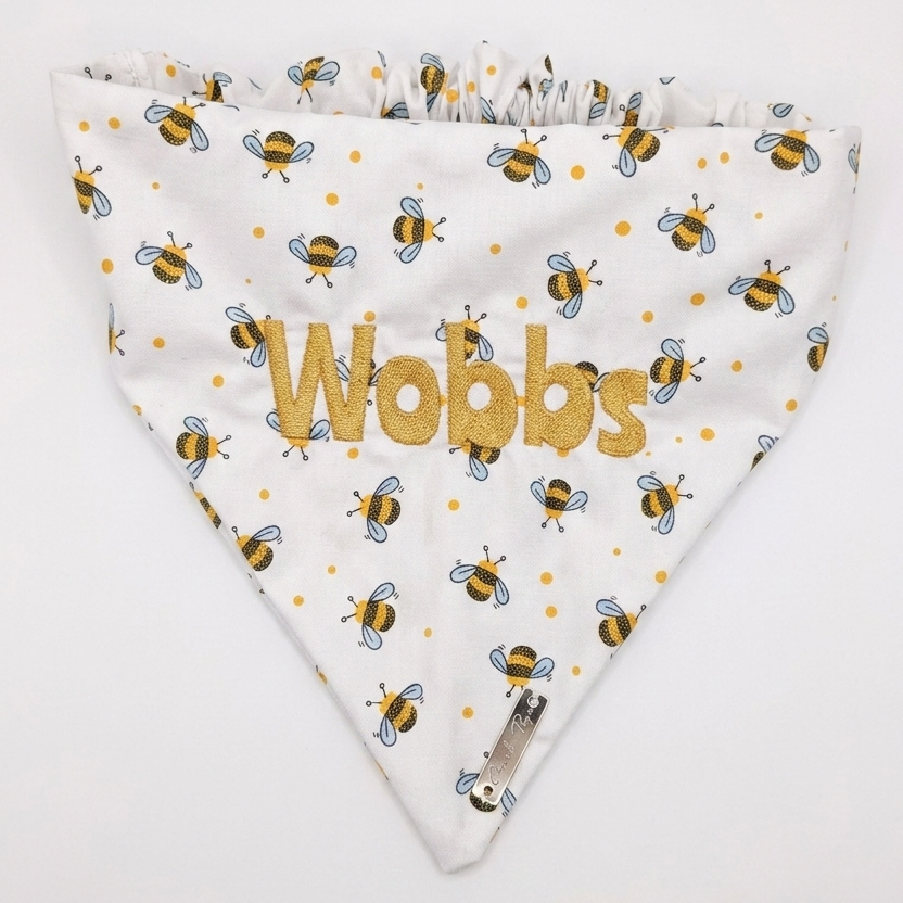 Busy Bee Bandana Personalised