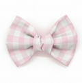 Pink gingham bow