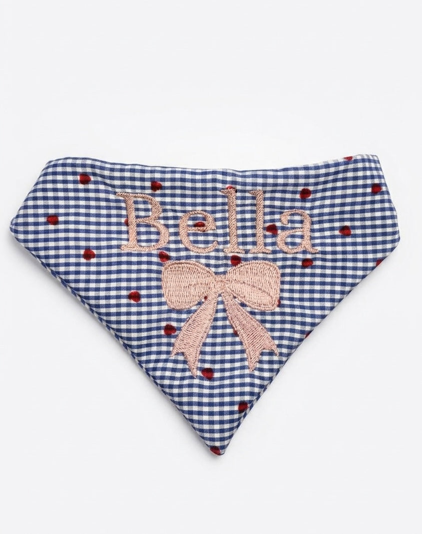 Bow Bandana PERSONALISED *different fabrics available