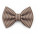 Chestnut Stripe Bow Tie
