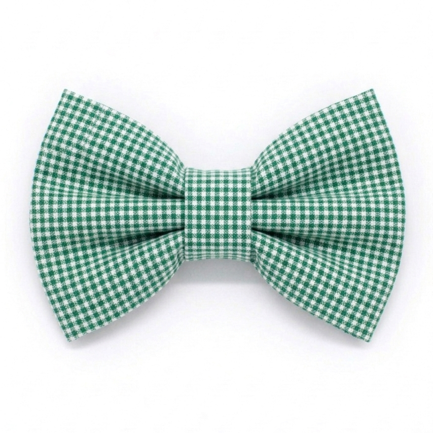 Green Gingham Bow