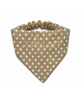 Brown Spotty Tailored Trails Scrunchie Bandana *PERSONALISED